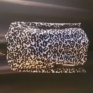 Leopard fleece top